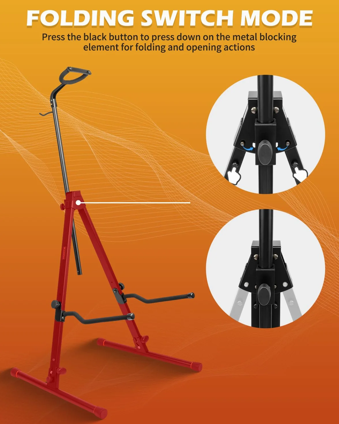 STRICH supporto regolabile per violoncello con gancio per arco, robusto, adatto a contrabbasso, violino basso, fiddle, per studio, chiese, viaggio e performance, modello SCS-10