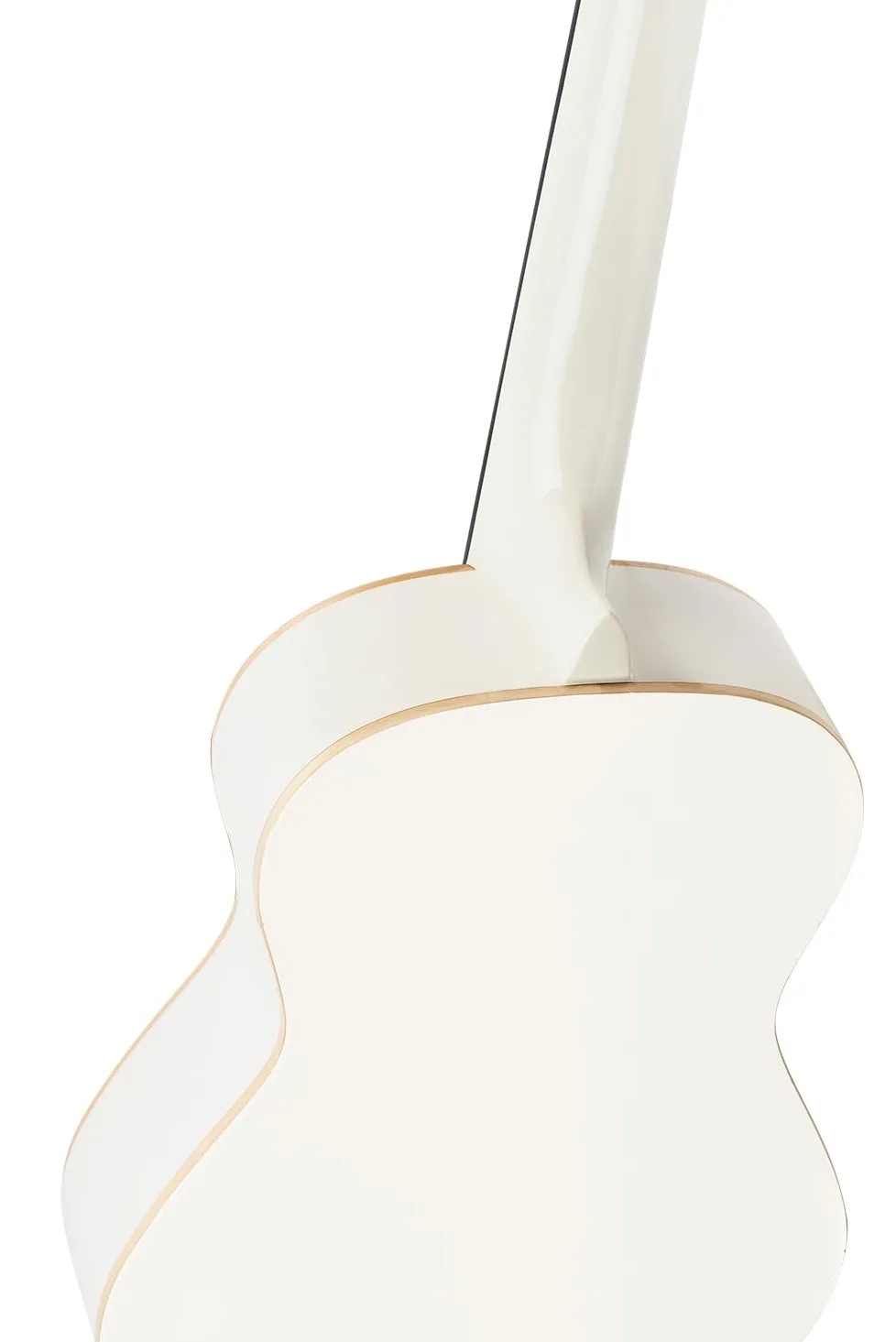 Ortega Guitars Chitarra Concerto Bianca Misura 1/2 - Serie Family - include Gig Bag - mogano/top in abete (R121-1/2WH)