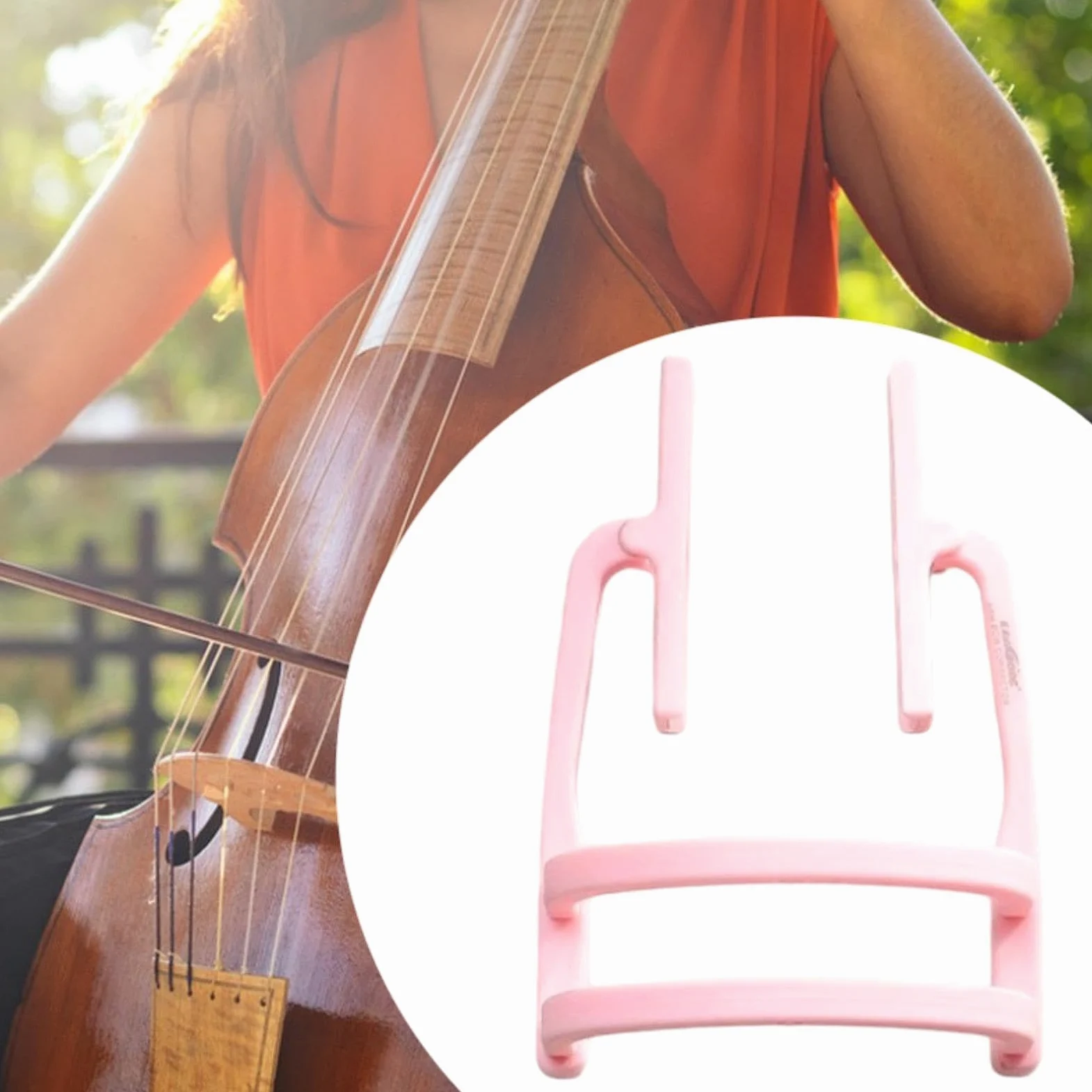 F Fityle Strumento di guida per raddrizzare l'arco del violoncello, collimatore, ausilio per l'apprendimento, raddrizzatore, regolatore dell'arco, Rosa