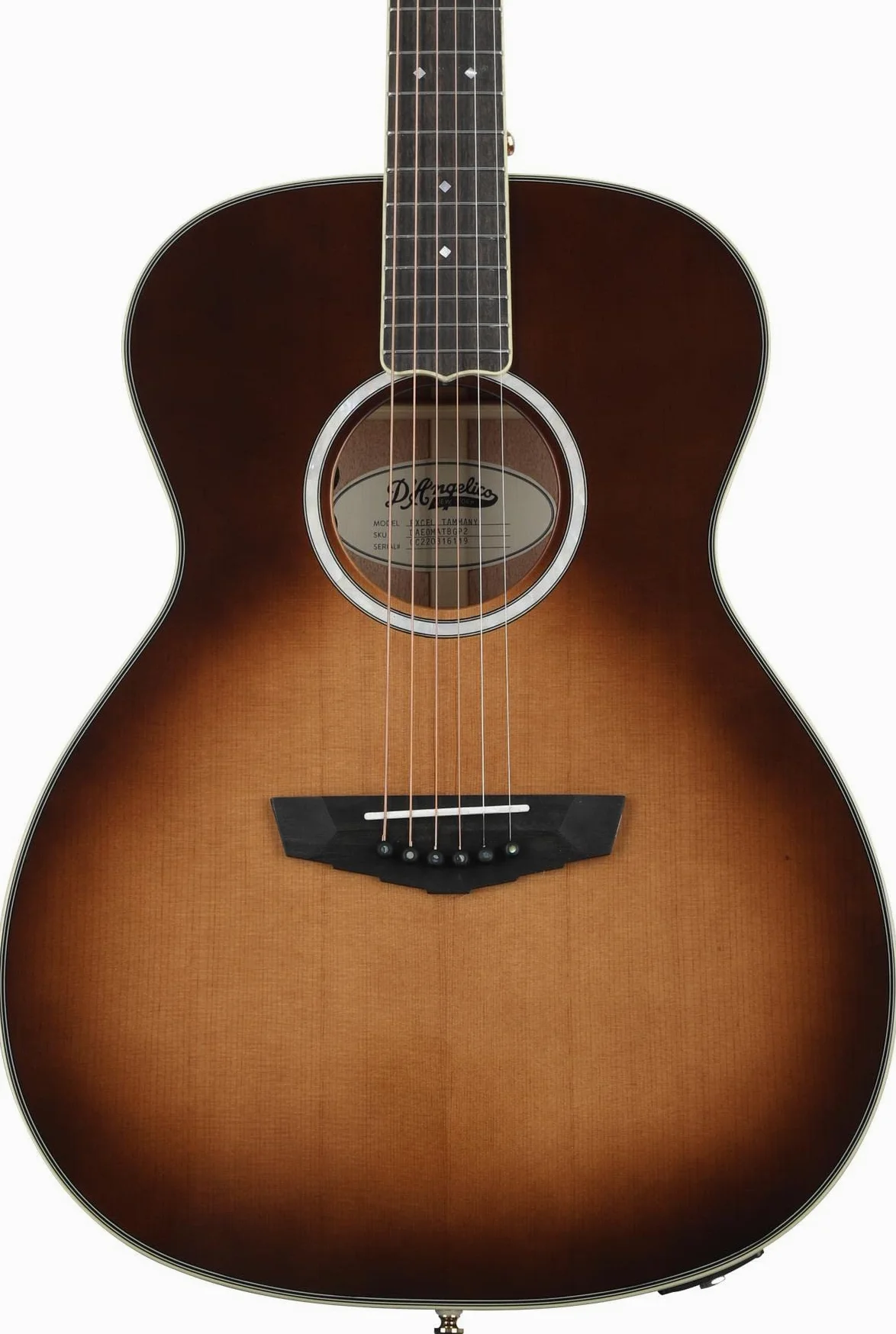 D'Angelico Excel Tammany OM Chitarra acustico-elettrica - Autumn Burst