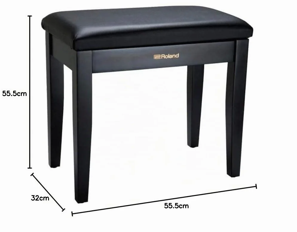 Roland RPB-100BK Sgabello per pianoforte con scomparto per gli spartiti