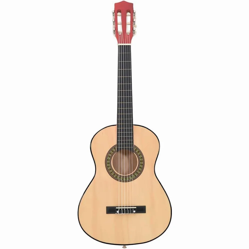 Generico Chitarra Classica per Principianti e Bambini 1/2 34" in Tiglio,Arte e so,Hobby e Arti Creative,Strumenti Musicali,Strumenti a Corda,Chitarre,Marrone Chiaro,1.7 kg,70122