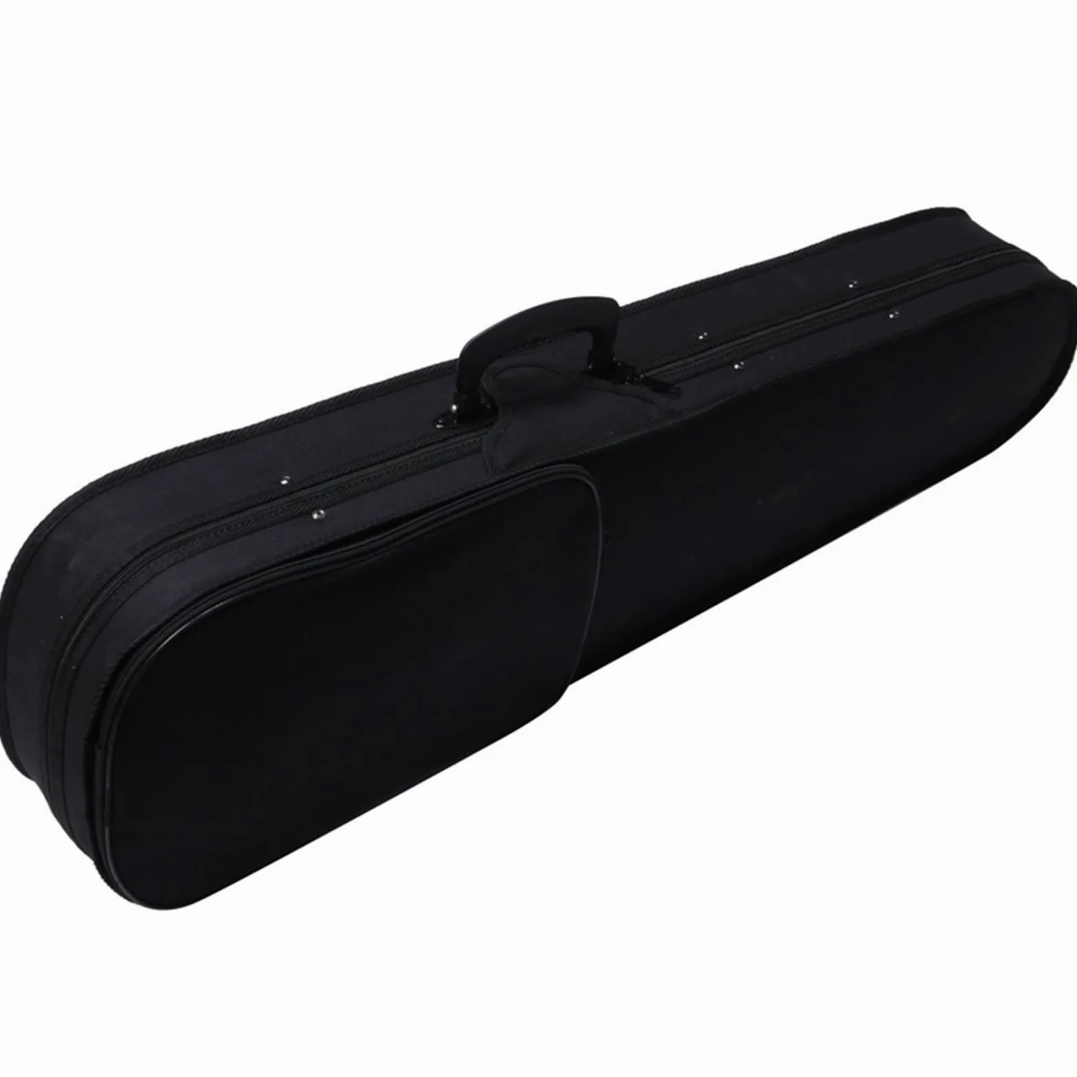 Violino elettrico Violino elettrico stereo 4/4 violino full-size tastiera in ebano + scatola per pianoforte nera