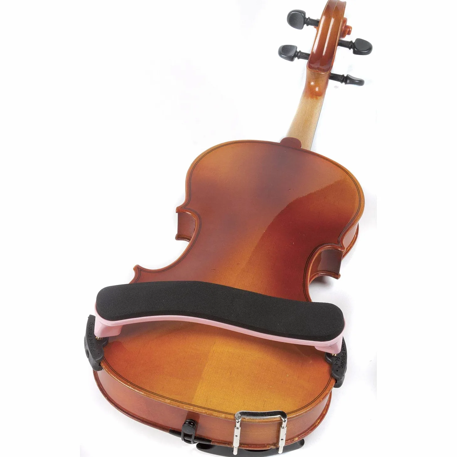 Everest Light Pink Spring Collection Size (4/4) Violin Adjustable Shoulder Rest