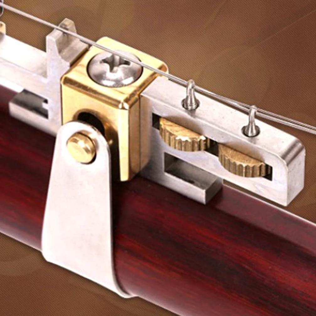 Accordatori fini, in ottone e acciaio inox, Qian Jin per Erhu, Zhonghu, clip di regolazione accordatura, accessorio professionale per violino cinese