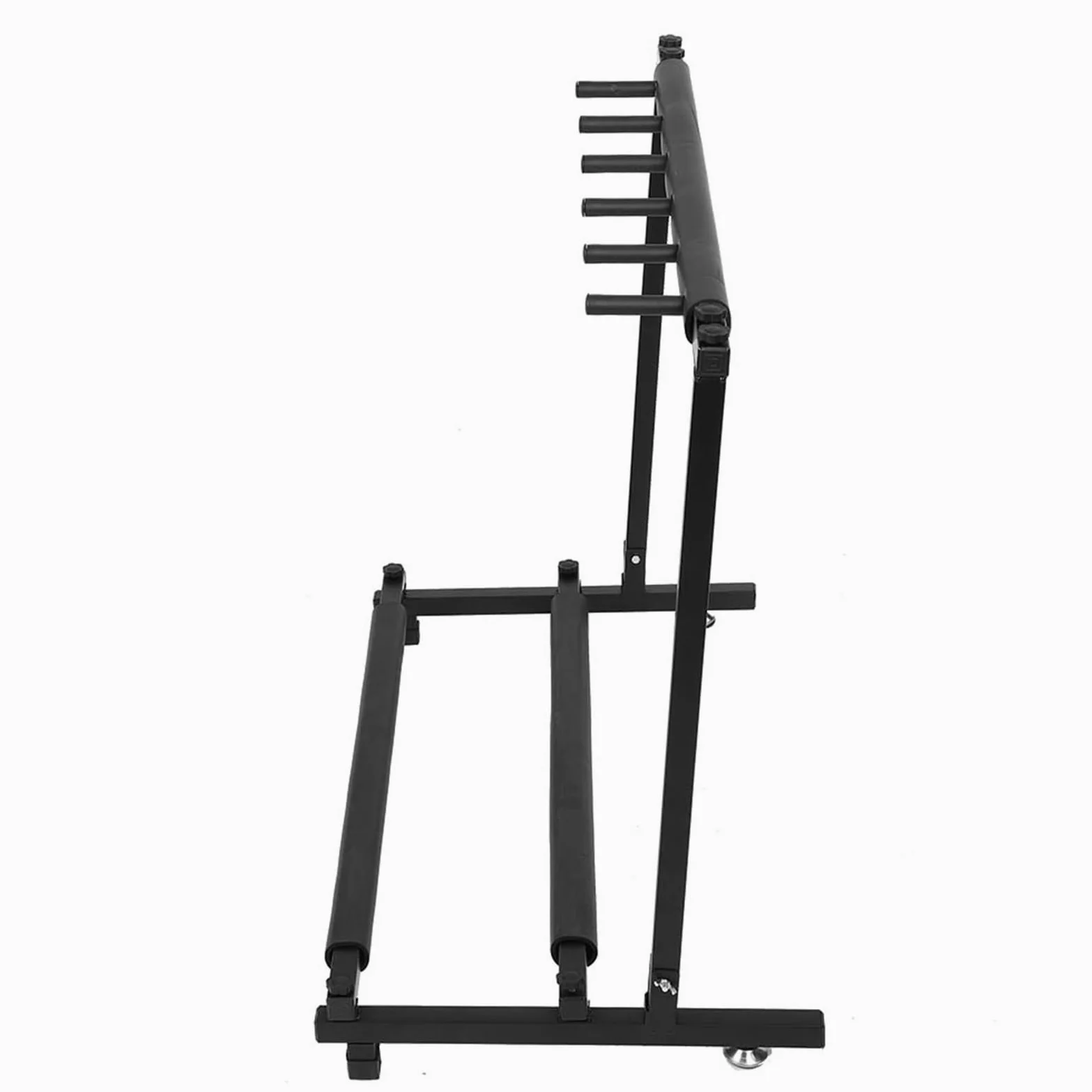 Robusto Supporto per Chitarra in Metallo, Imbottitura in Morbida Gomma, Struttura in Ferro, Organizer Porta Supporto per Chitarra in Metallo (5 teste), supporto chitarre