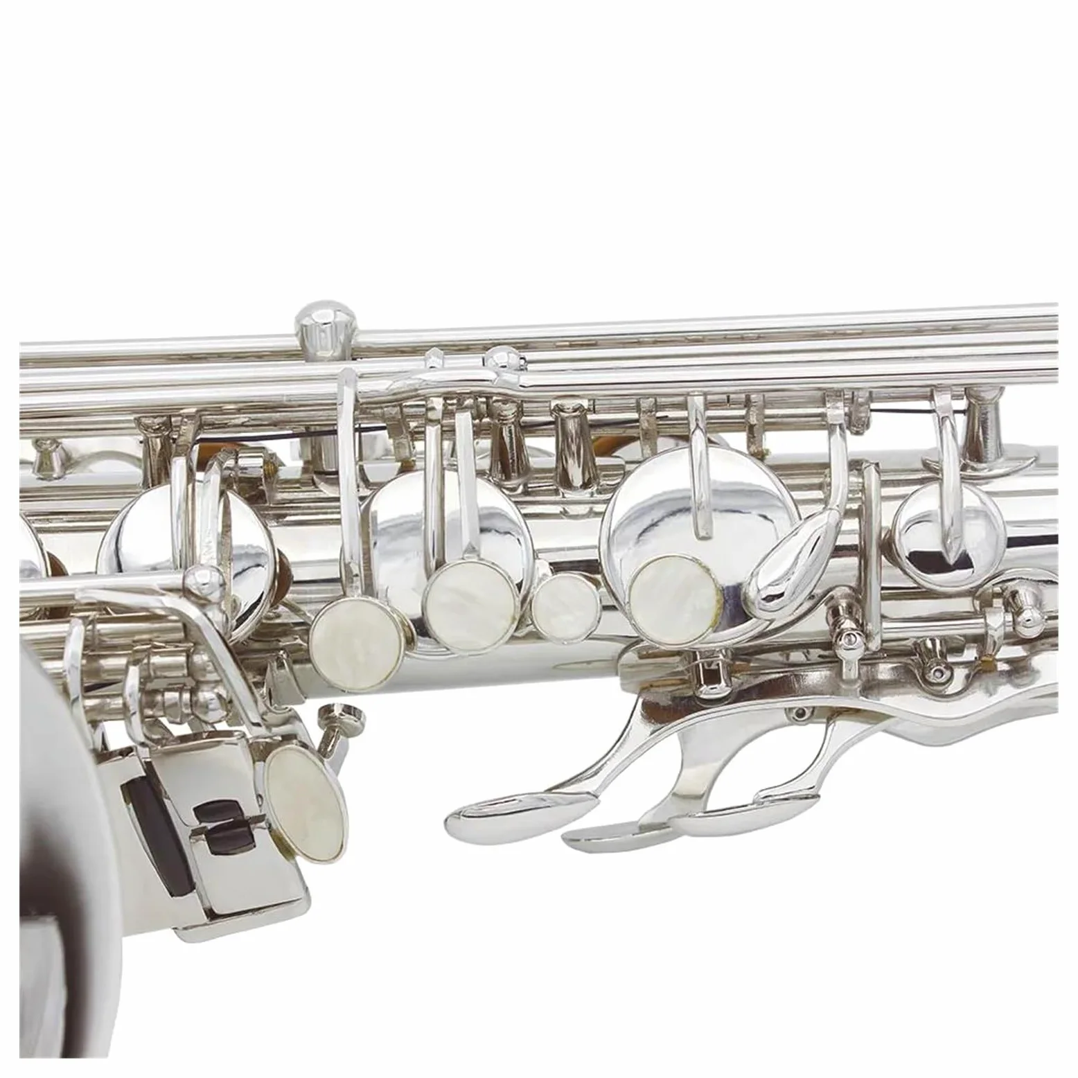 sassofono SILVERING Professional Bb Sax Tenore Sax Tenore Argento Accessori Completi