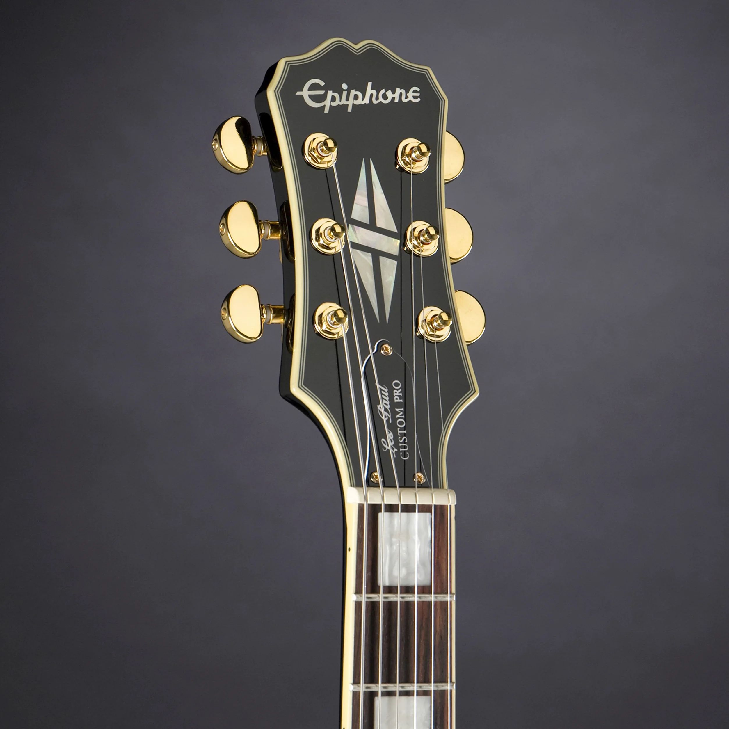 Epiphone ENCTEBGH1 Les Paul Custom Pro Chitarra Elettrica con ProBuckers e Coil-Tapping, Ebano