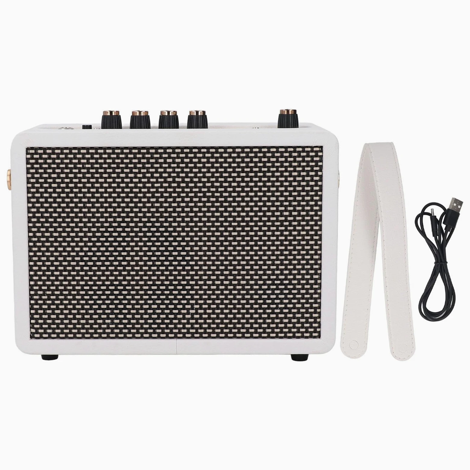 CHICIRIS 10w Amplificatore per Chitarra Portatile Amplificatore per Chitarra con 5.0 Distorsione Riverbero Doppio Input per il Viaggio di Elettrica