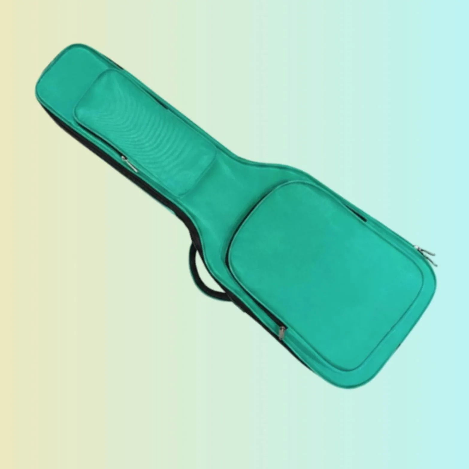 Zaino Chitarra Elettrica Custodia Borsa Astuccio Imbottito 25 Mm Materiale Oxford Idrorepellente Interno Morbido Tasche Multiple Maniglia Robusta