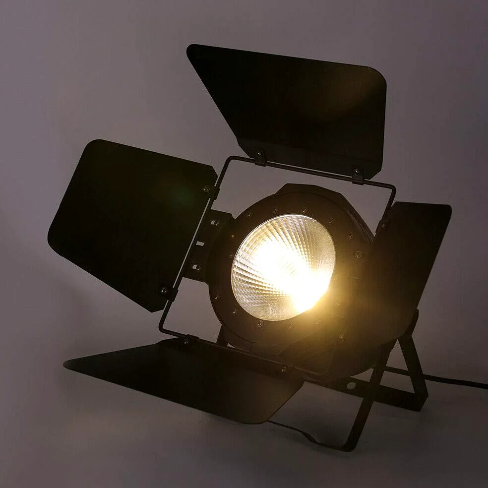 100W COB LED Flash Floodlight PAR 2in1 Bianco Warm White DMX Par Stage Lighting illuminazione palcoscenico