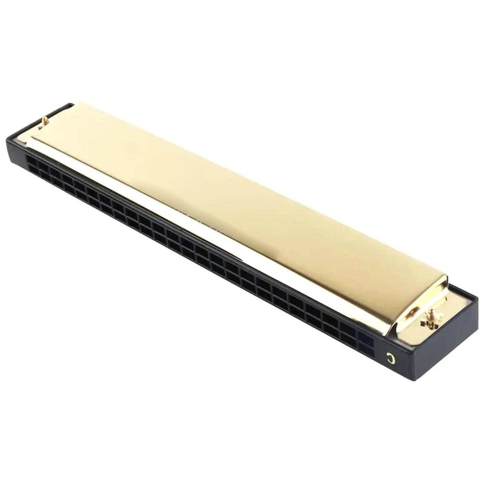 armonica a bocca Strumenti Musicali Per Armonica A Bocca Per Arpa In Oro 24 Fori 8K Titanio Armonica Tremolo Chiave Tono C