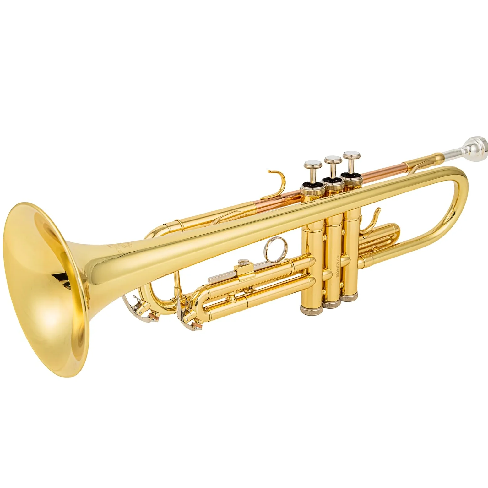 6331 Bb standard tromba leadpipe fosforo coppe per principianti o studenti avanzati caso panno guanti ottone strumenti musicali (ottone oro 6331H)