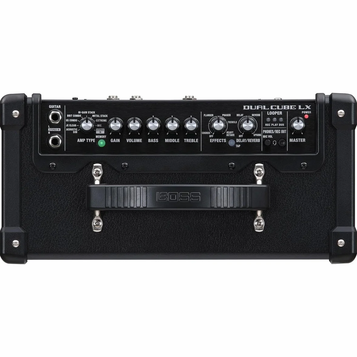 Boss Amplificatore combinato portatile Dual Cube LX 2 x 4" da 10 watt