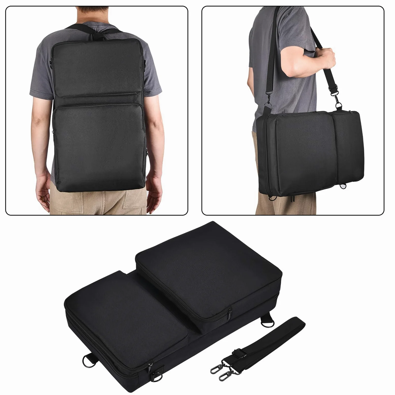Custodia per controller DJ per Pioneer DJ DDJ-FLX4/DDJ-400 DJ/DDJSB3, per Roland DJ-202, zaino per Hercules Inpulse 300,borsa a tracolla portatile per Native Instruments TRAKTOR Kontrol S2