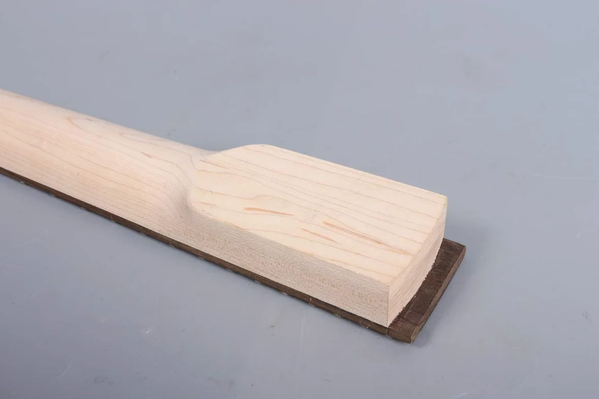 Manico per Chitarra baritono 22 Tasti Scala da 30 Pollici Legno di Acero con Tastiera per Chitarra in Palissandro Blocco intarsio Testa a Paletta