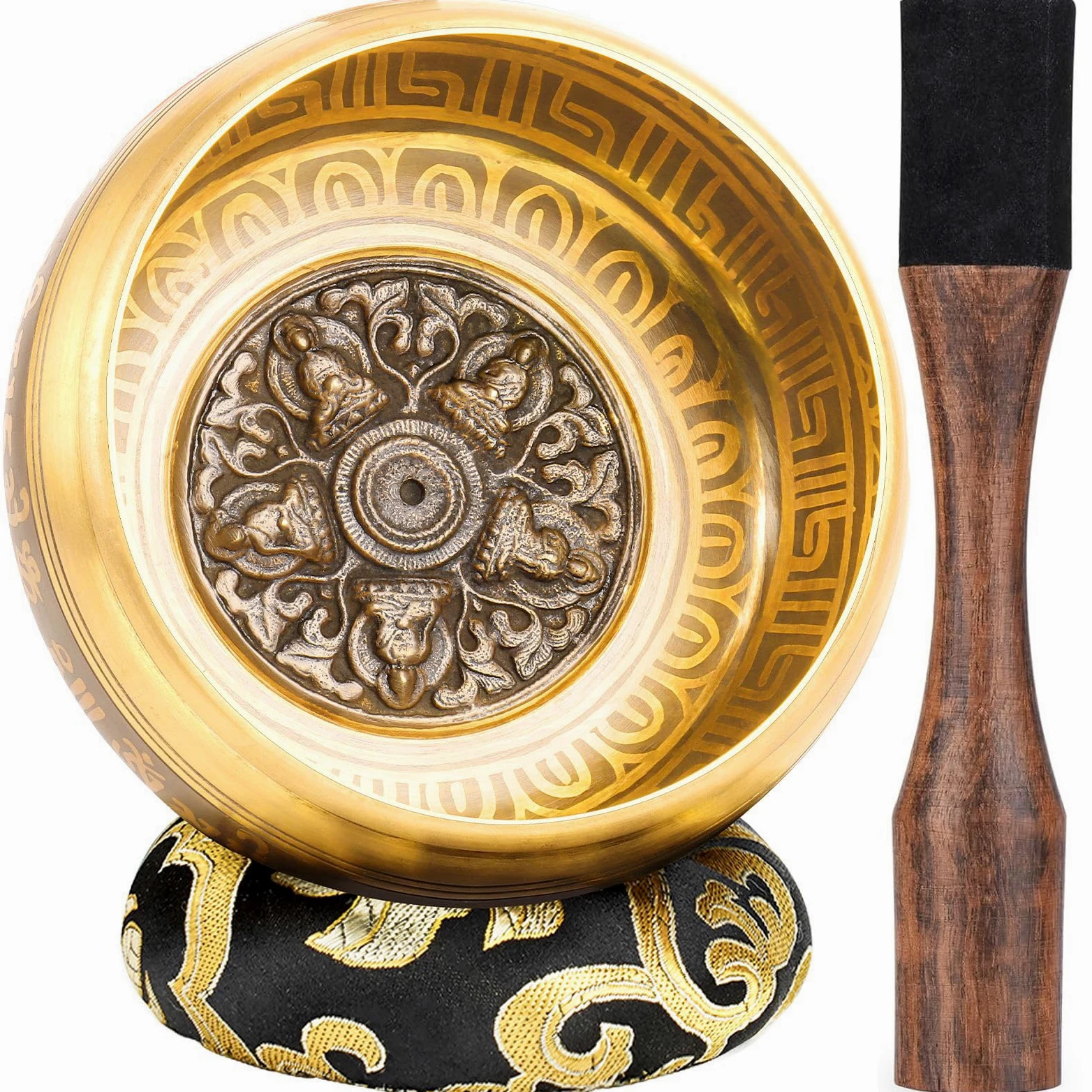 Grandi campane tibetane realizzate a mano in Nepal per yoga, guarigione dei chakra, sollievo dallo stress, regalo per donne