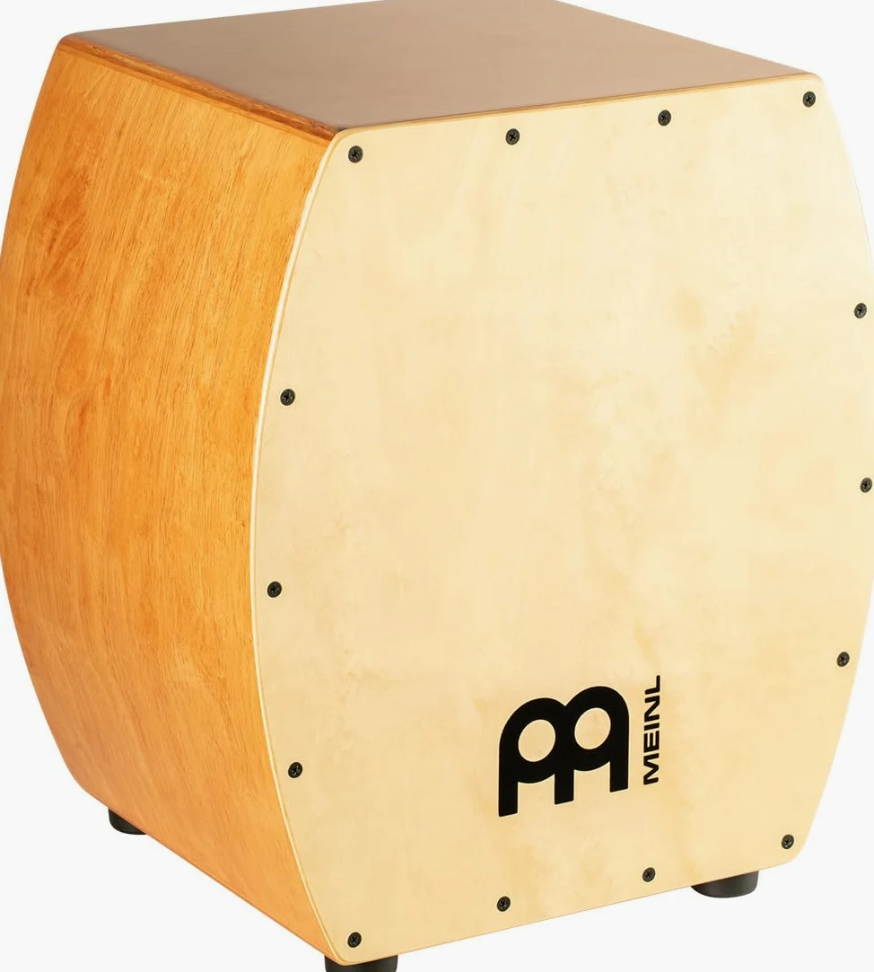 Meinl Percussion Arch Bass Cajon - Drum Box Bulbosa con Suono Rullante e Bassi Profondi - Suprrficie di Suono in Acero (SUBCAJ7SNT-M)
