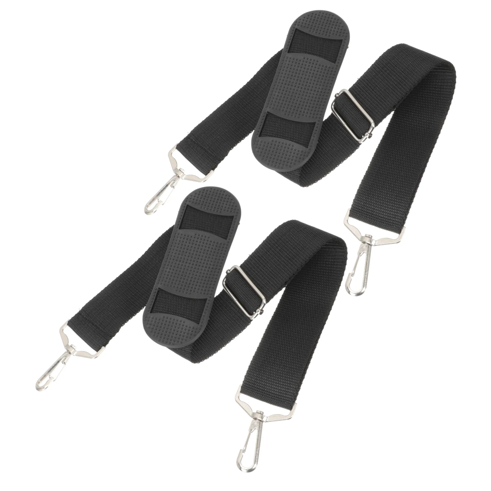 2 Pezzi Tracolla per Custodia Violino Nero Regolabile Fibbia Metallica | Canvas Resistente allo Sporco, Pulizia Semplice, per Performance All'aperto, Accessorio in Coppia