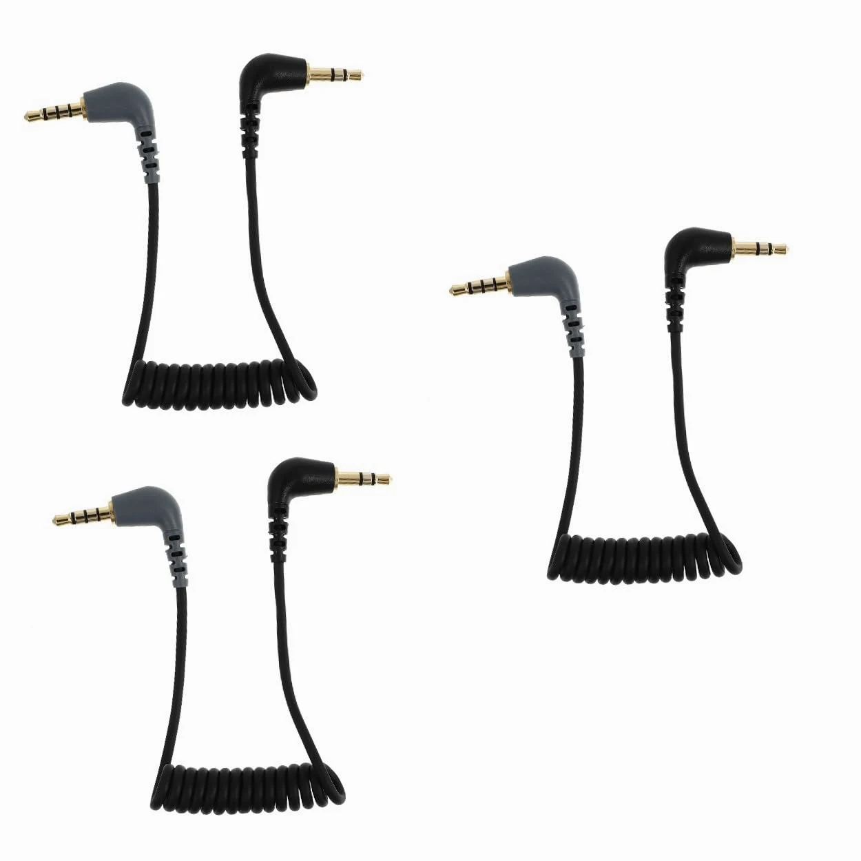 3pezzi Audio Per Microfono Adattatore Per Smartphone Design Resistente Connettori Placcati Per Registrazione Video