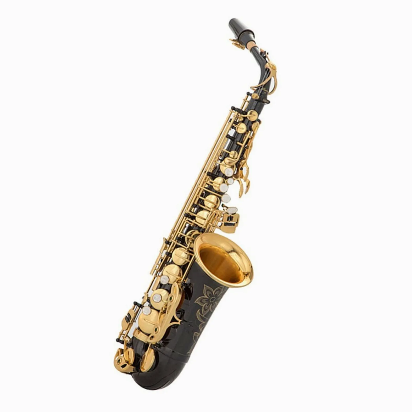 Sassofono 82Z Sassofono Contralto Professionale Chiavi Dorate Sax Contralto con Bocchino A Fascia Custodia Rigida per Ance