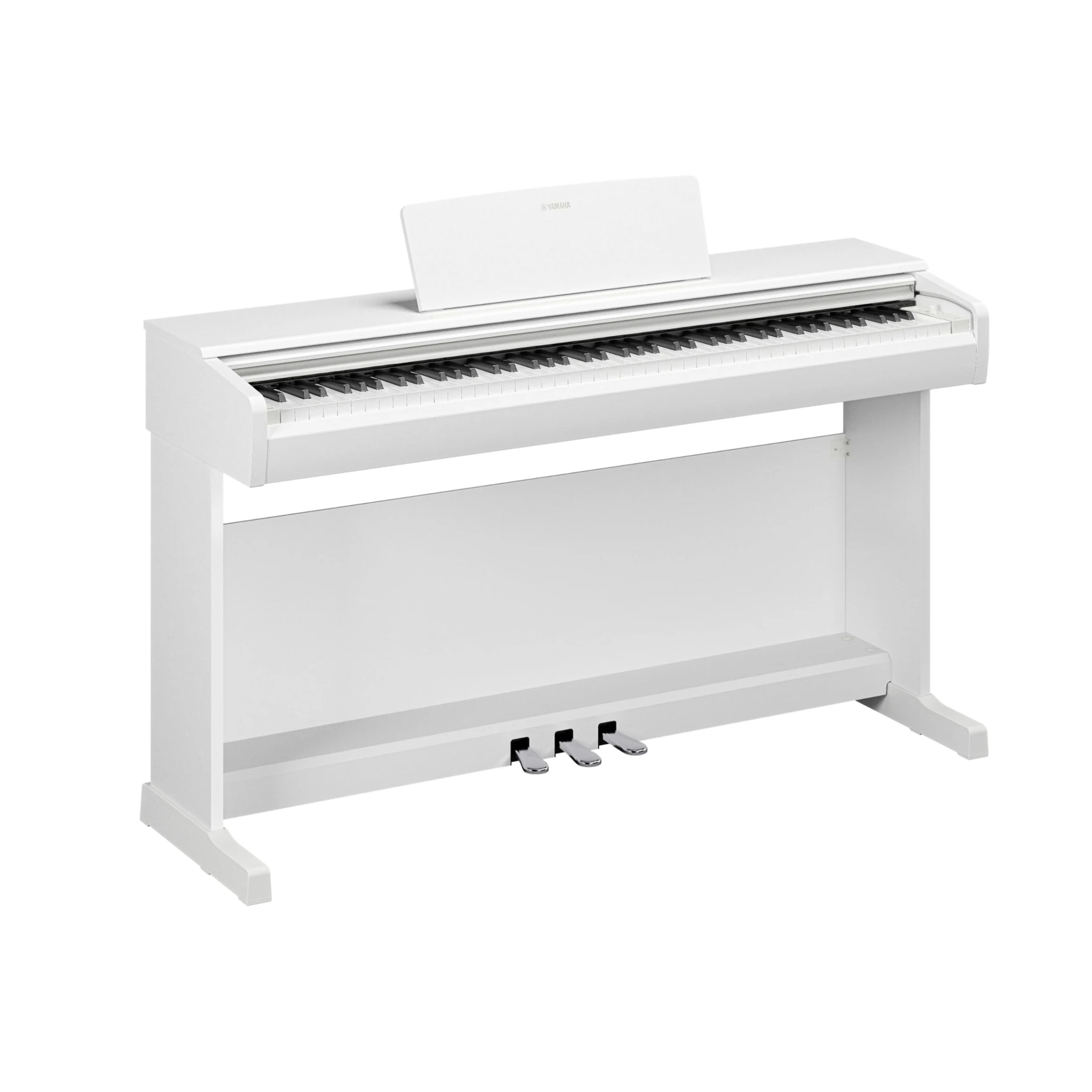 YAMAHA YDP-146 Pianoforte Digitale – 88 Tasti Pesati GHS, Suono CFX Concert Grand, Speaker Stereo 8W, Bluetooth, 3 Pedali, Ideale per Casa e Principianti – Bianco