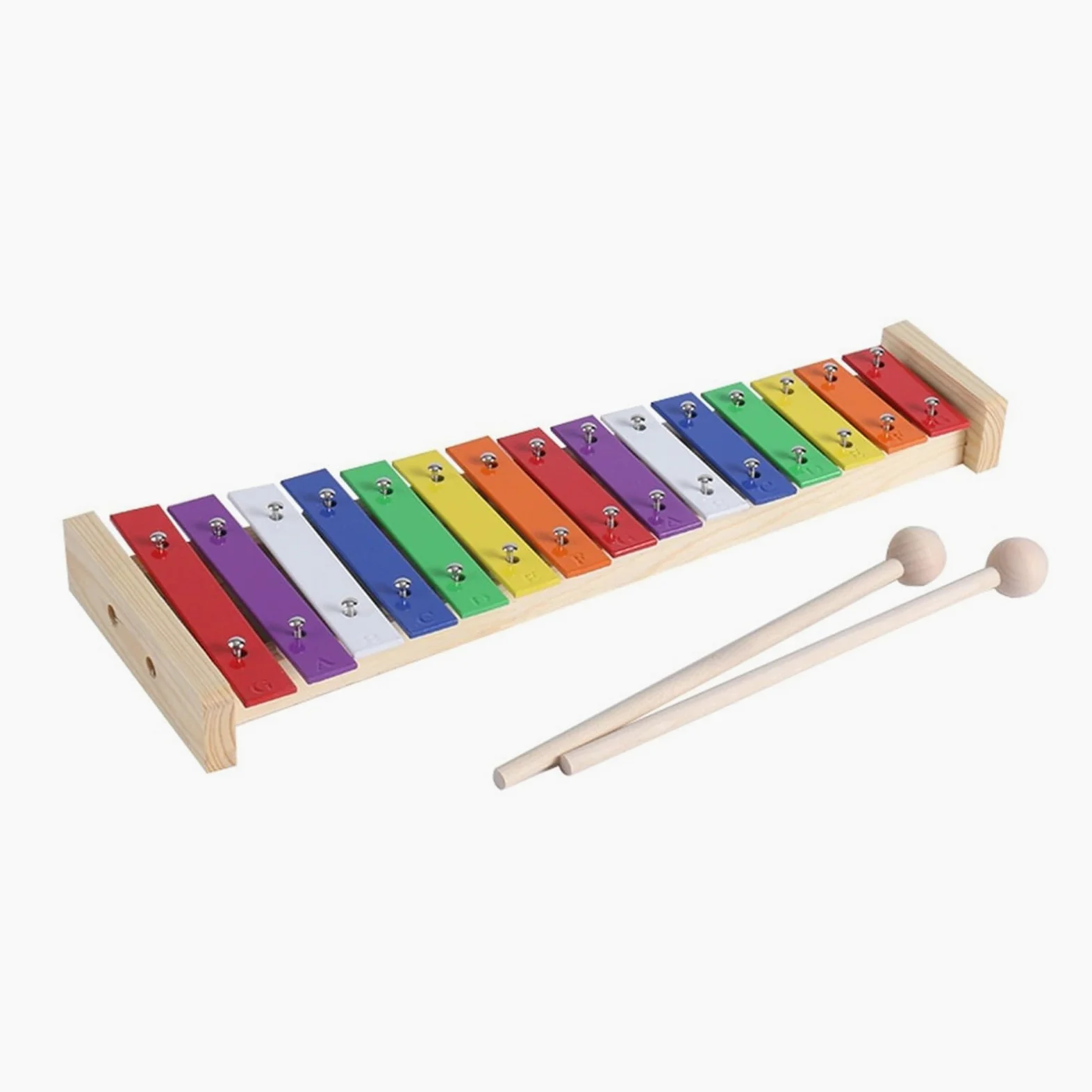 xilofono Strumento Musicale A Percussione Xilofono Battuto A Mano Con Piastra In Alluminio A 15 Toni
