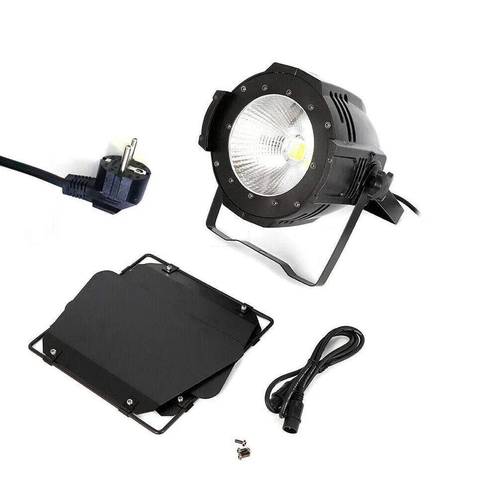 100W COB LED Flash Floodlight PAR 2in1 Bianco Warm White DMX Par Stage Lighting illuminazione palcoscenico