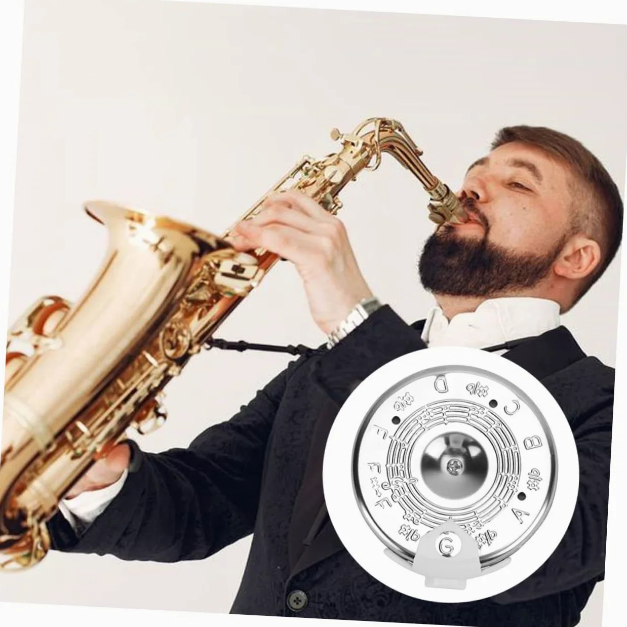 TOYANDONA 6pezzi Accordatore Per Chitarra e Strumenti Musicali Dispositivo Di Tuning Toni C-c Facile Da Trasportare Per Violino Ukulele e Basso