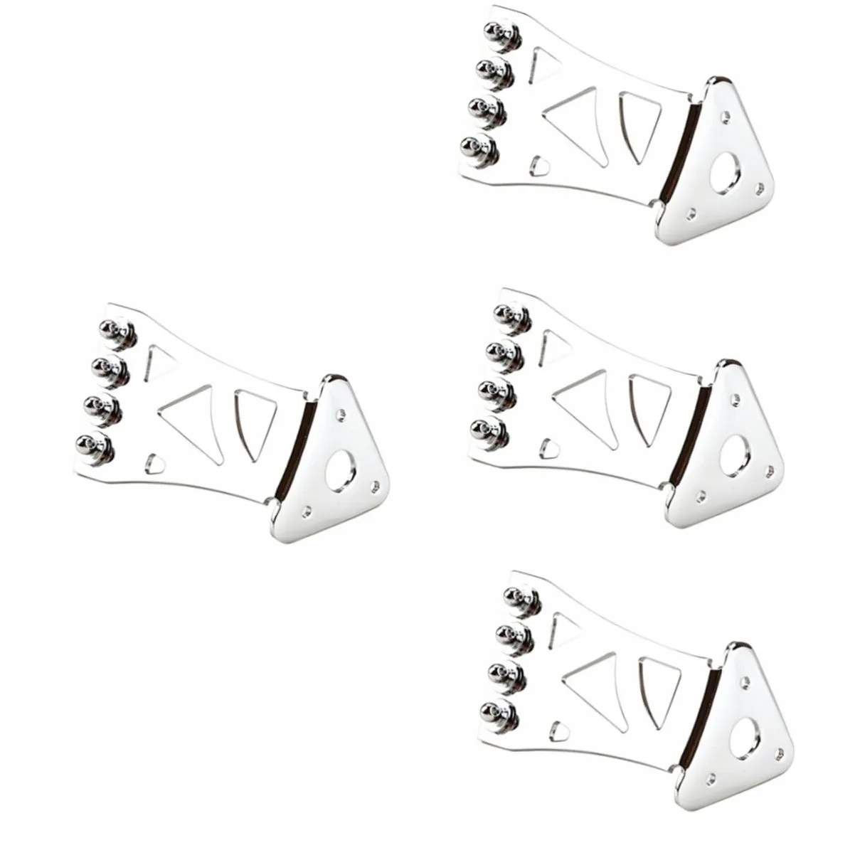 ifundom 4pezzi Metal Banjo Tailpiece Per Chitarra Accessorio Strumentale Per Banjo Corde Migliora Tonalità e Volume Design Classico e Resistente