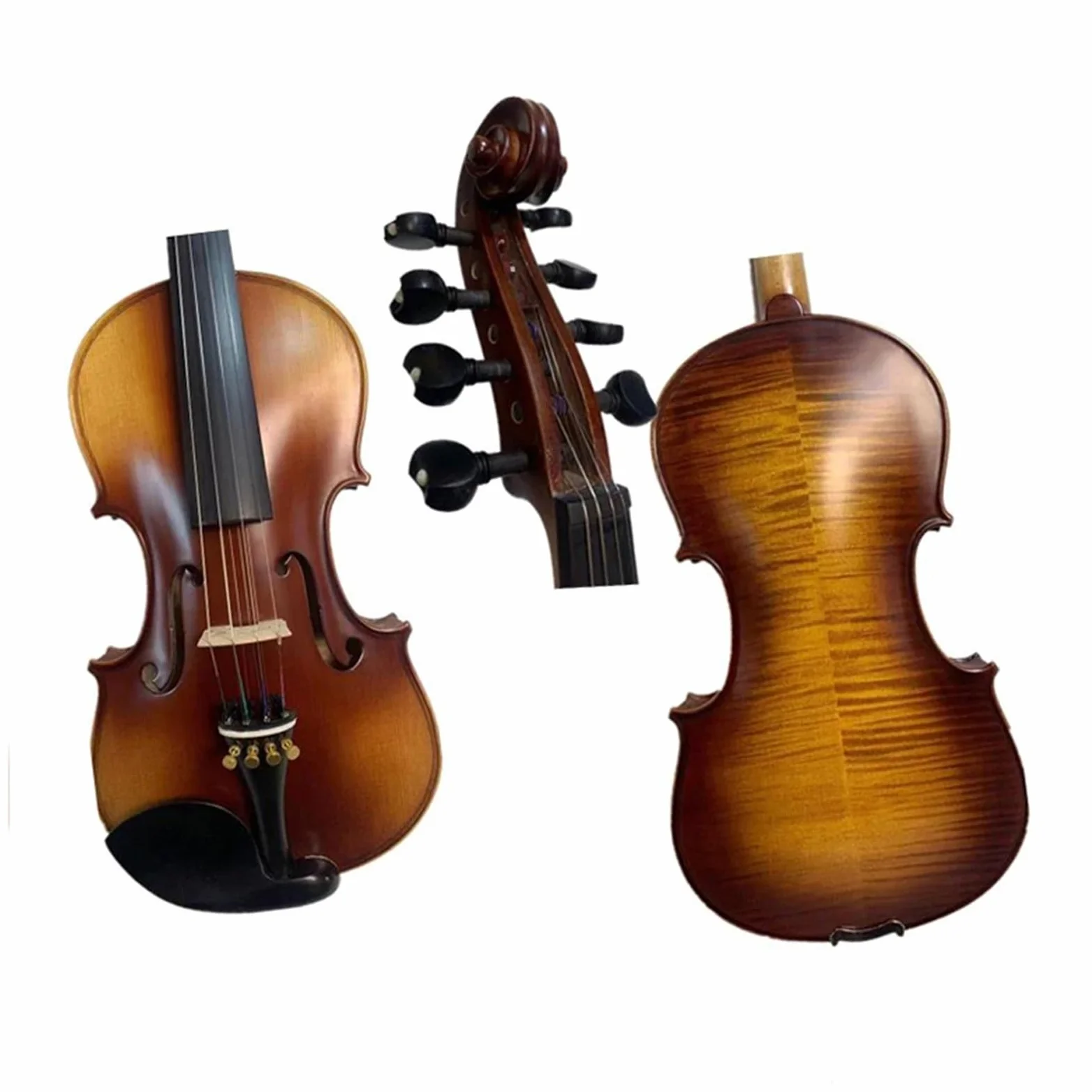 Violino Fatto A Mano 4x4 Corde Violino Principianti | Misura 4/4, top in acero