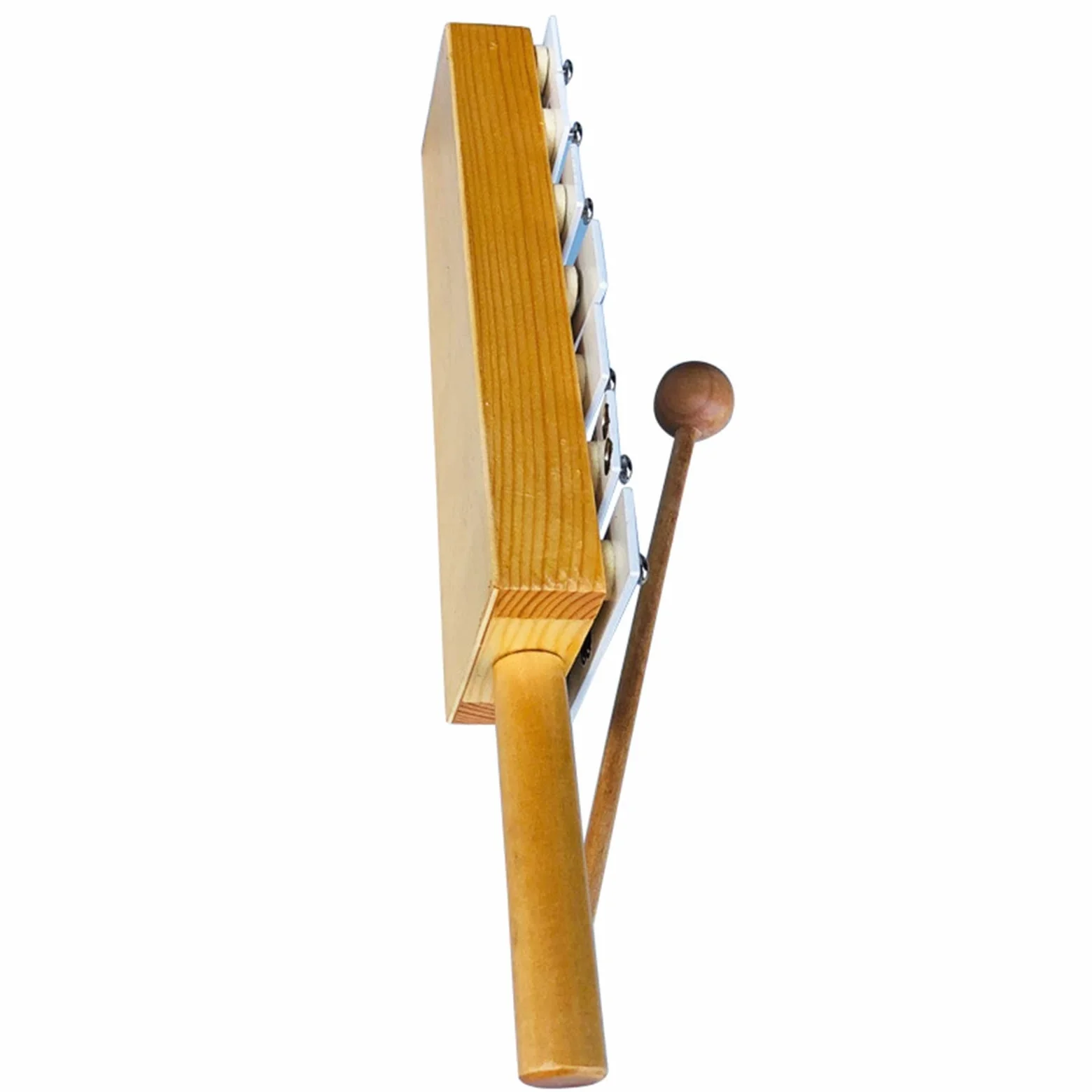 Il Musicista di Pianoforte con Piastra in Alluminio A 7 Toni Batte Il Pianoforte con Il Proprio Manico di Legno per Battere Il Pianoforte E Suonare Il Pianoforte xilofone Musical