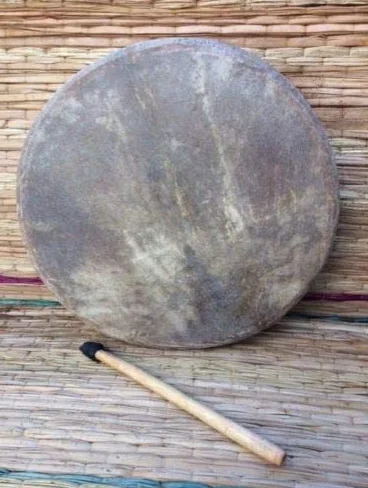 Tamburo sciamanico da 38 cm con battitore