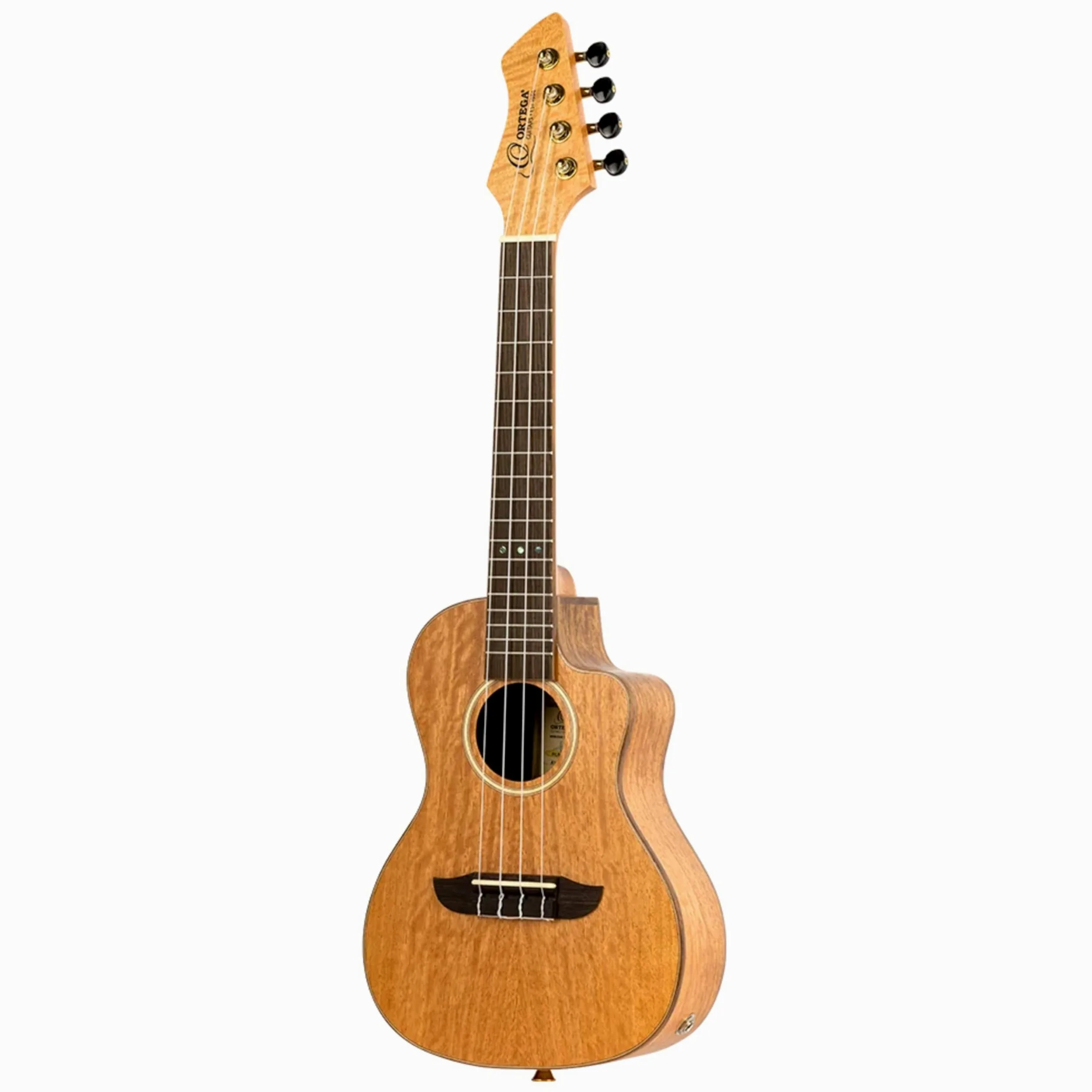 Ortega Guitars Ukulele Concerto Elettro-Acustico – Horizon Series – Gig Bag Inclusa – Mango, Natural (RUMG-CE)