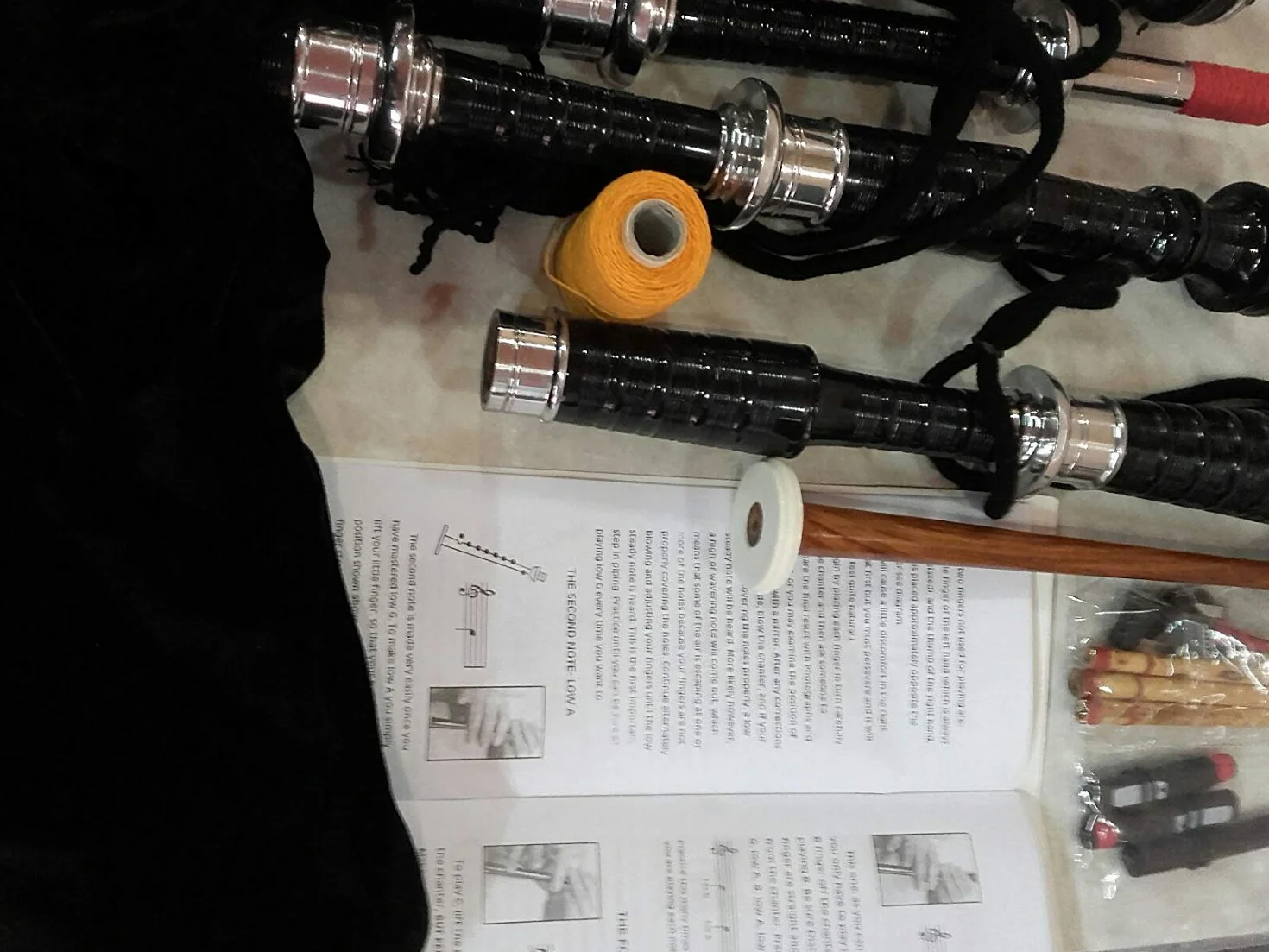 Cornamuse Starter Kit con Tutor Practice Chanter Libro per principianti