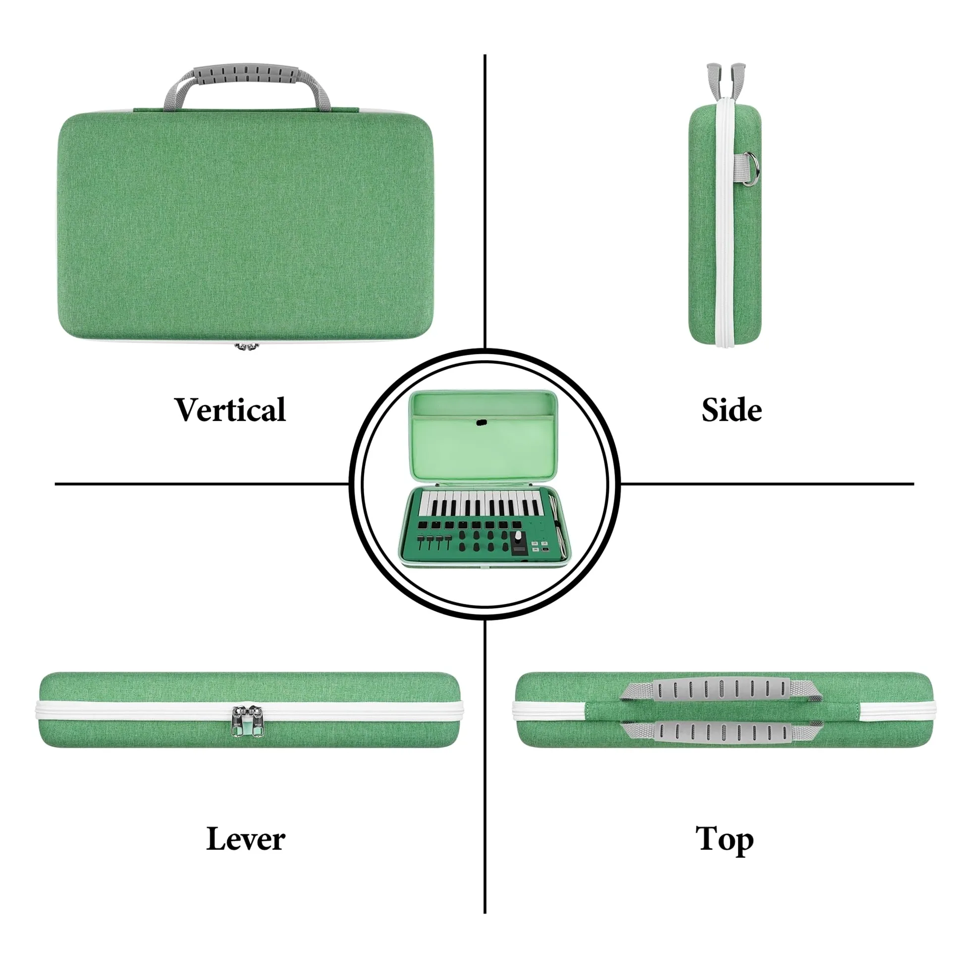 Borsa per Tastiera Custodia rigida da viaggio for controller tastiera MIDI professionale for USB, borsa for il trasporto