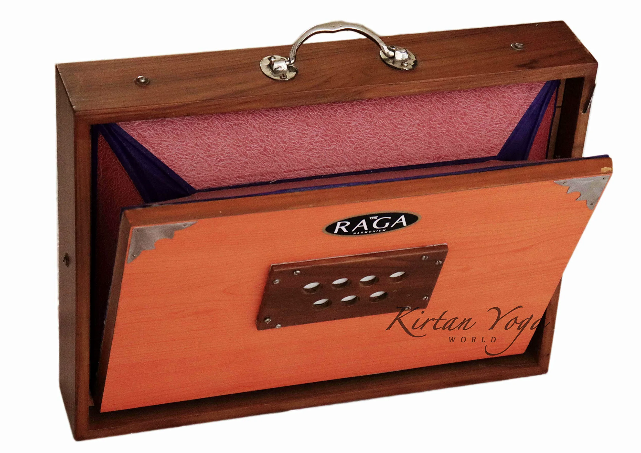 Shruti Box Raga Standard, modello professionale, legno Kail, scala da DO a DO (DO3 a DO4), 39 x 30 x 8.5 cm, peso 3.5 Kg, accordatura 440Hz (432Hz su richiesta)