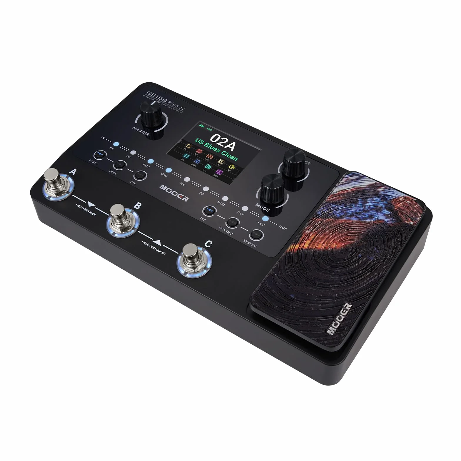 Mooer GE150 Plus Li Multi Effects - Pedale, batteria