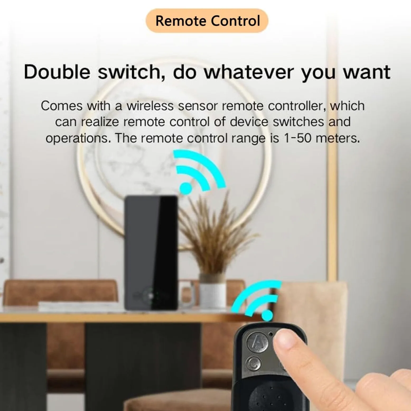 Blocco delle registrazioni telefoniche, Jammer Audio del Segnale Mobile con Telecomando, 4000 mAh Anti-Alimentazione con Portata 1-50 m, per Anti-Mobile