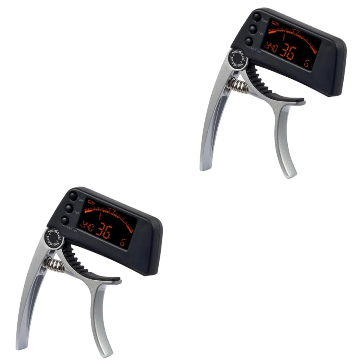 HEMOTON Accordatore Per Chitarra 2 in 1 Digitale Lcd Per Chitarra Acustica/elettrica Ukulele Banjo Con Clip E Display Luminoso