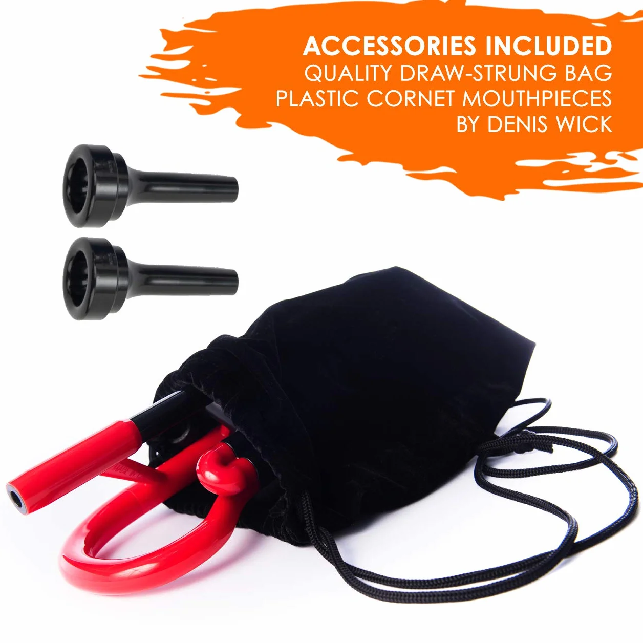 Cornetta Pcornet Rosso Con Borsa, Red