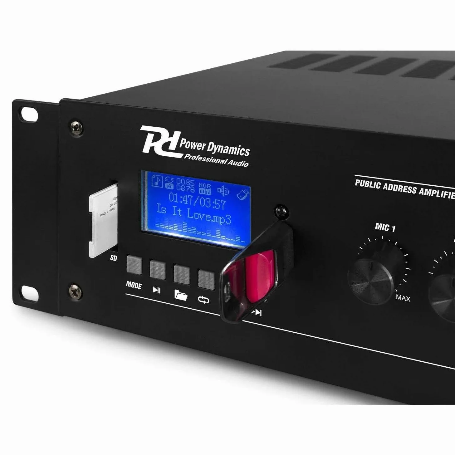 Amplificatore 60W mono zona da 100V 8Ohm con BT, SD, USB mod. PRM60