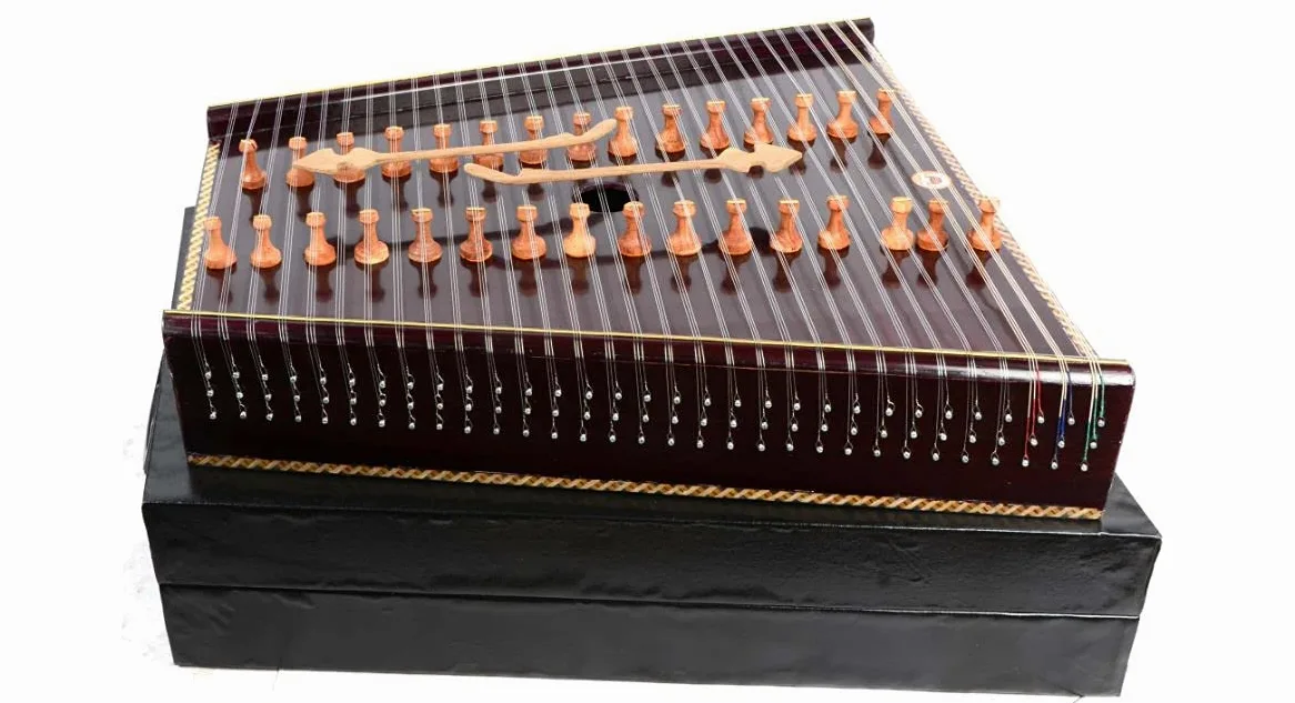 Strumenti Musicali Professionali String Santoor Migliore Qualità Santoor con Custodia Rigida