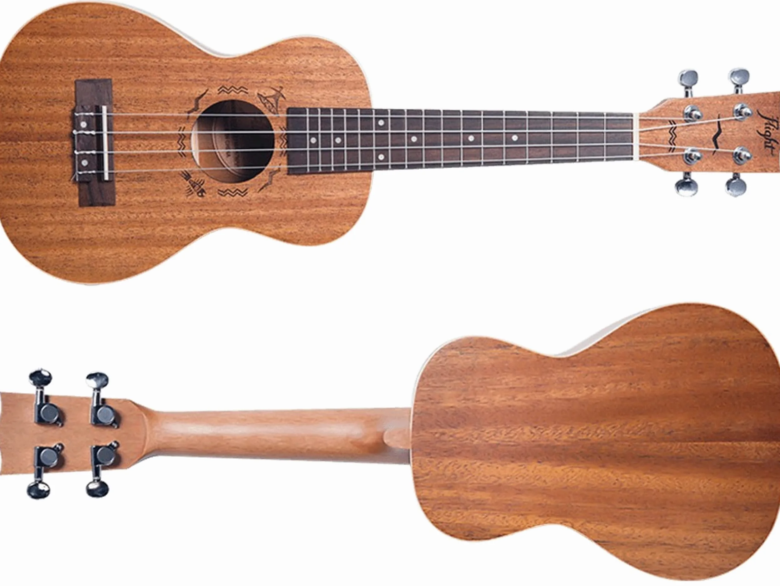 Flight DUC 323 Designer Series - Ukulele da concerto in mogano con custodia