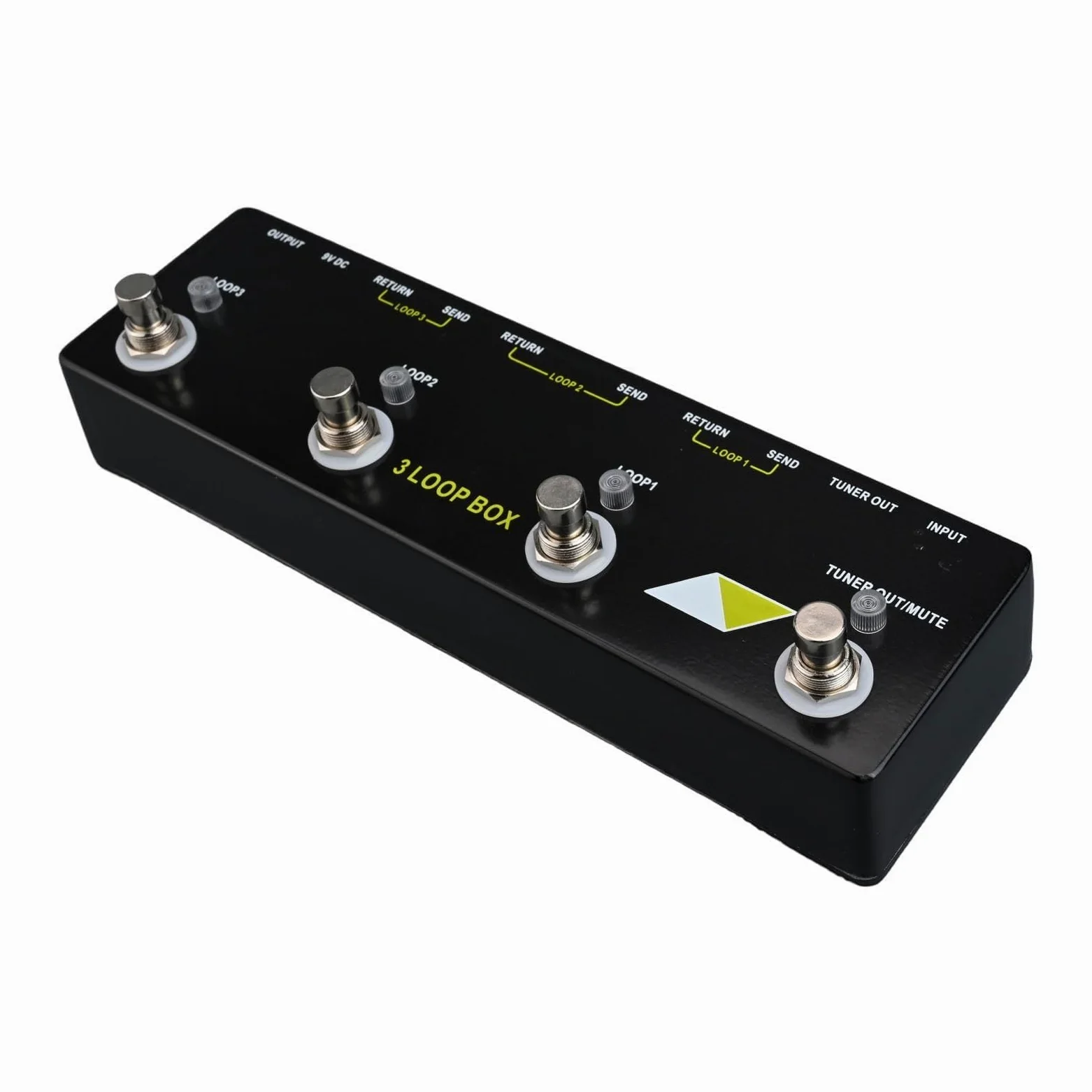 Pedale per chitarra MOSKYaudio 3 Loop Box con True Bypass Loop e posizionamento flessibile dell'ingresso per una configurazione personalizzata del pedale