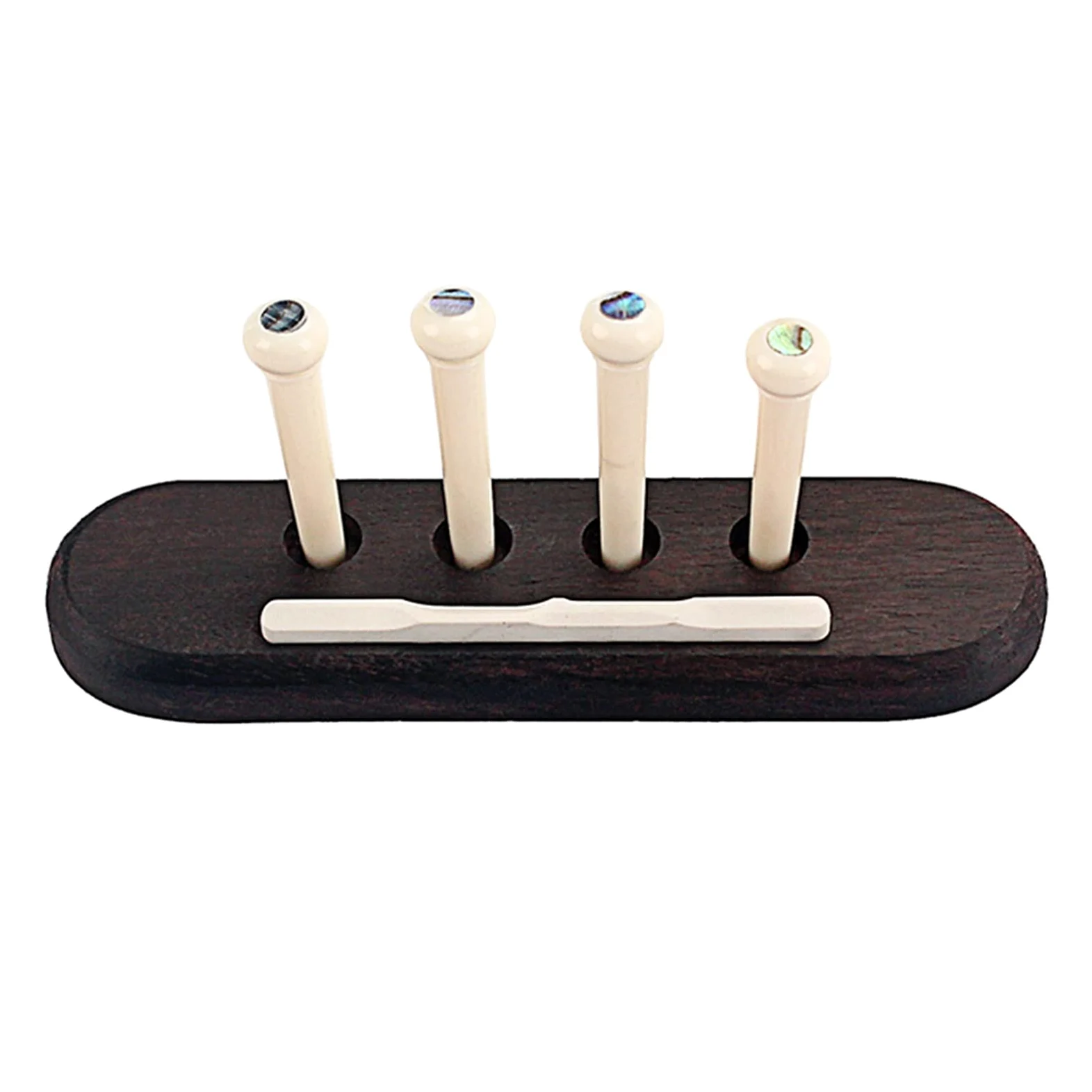 1 Set Rosewood Guitar Bridge E 1 Sella 4 Net Ukulele Accessory Part Sostituzione delle parti ponte
