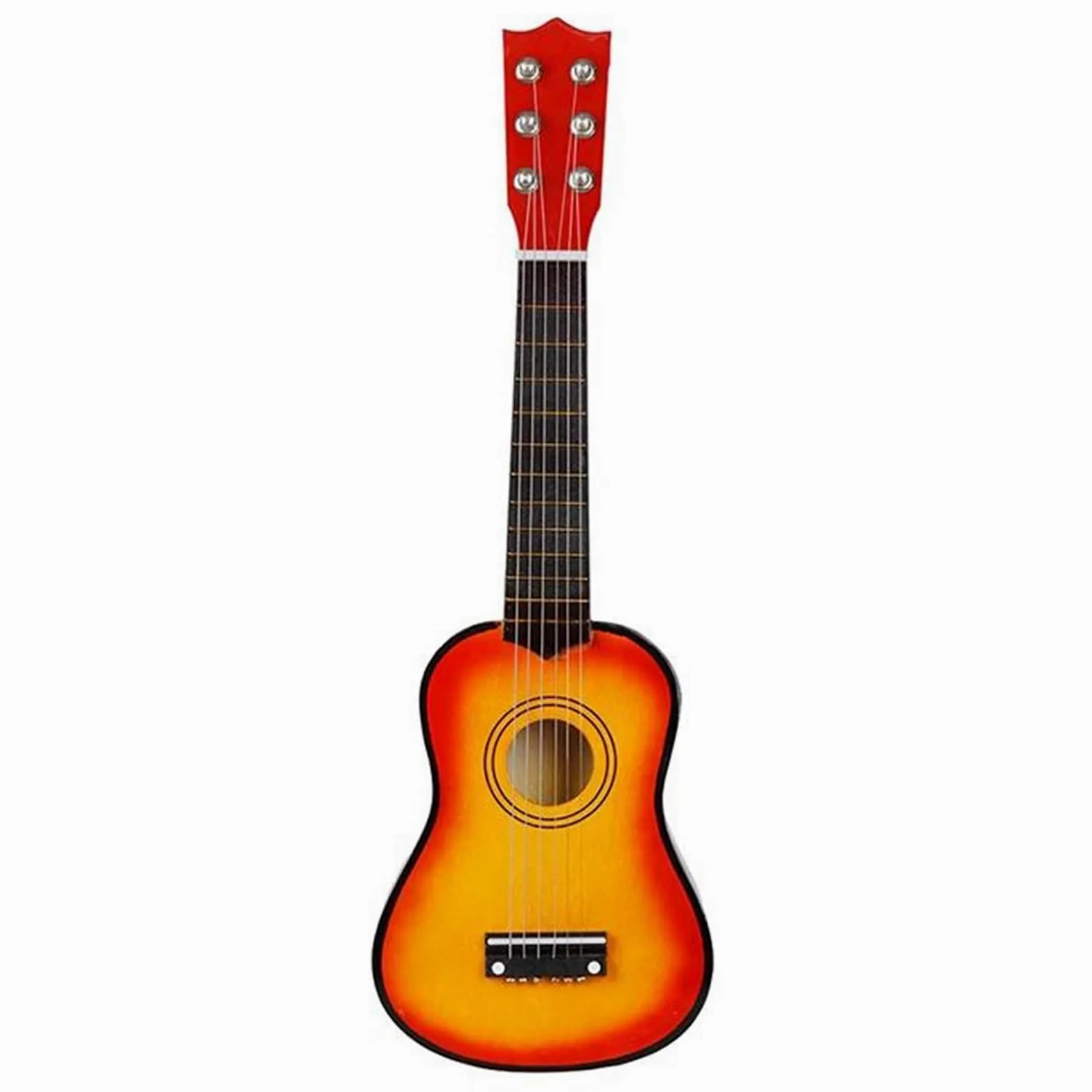 Ukulele per principianti Strumento A 6 Corde Per Ukulele Per Principianti Di Chitarra Classica In Tiglio(Color:Sunset)