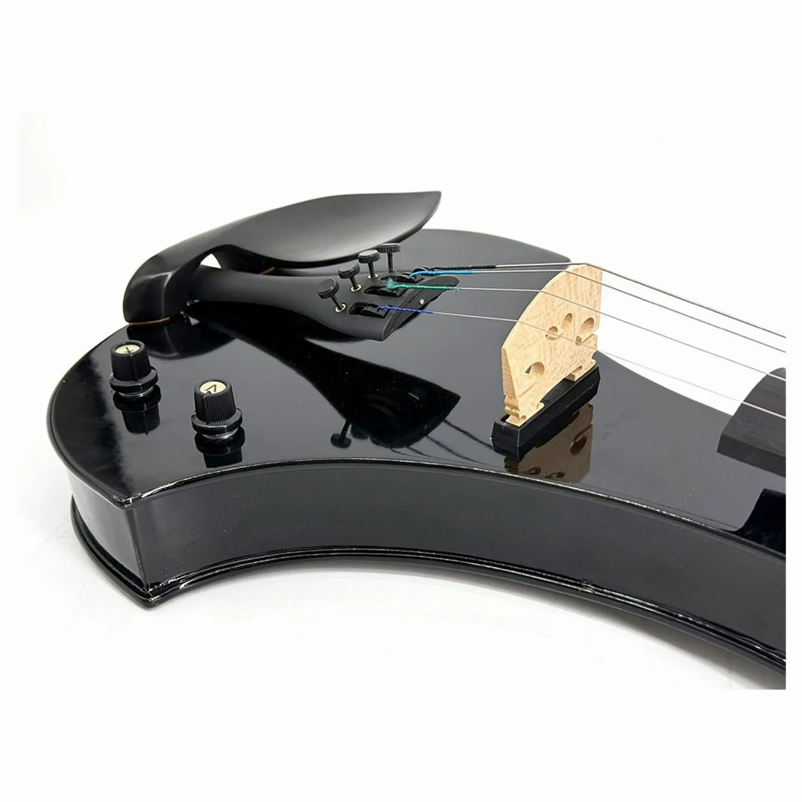 Violino Violino Elettronico Professionale 4/4 Strumento A Corde Nere