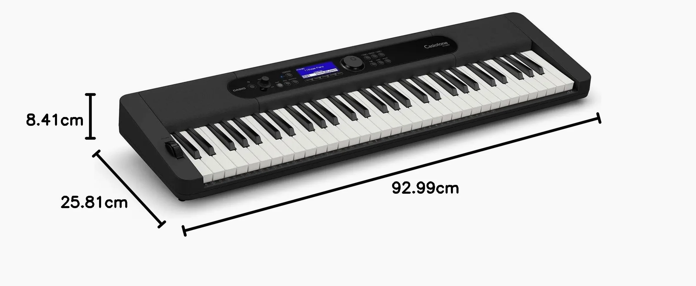Casio CTS400 Premium Pack con supporto, adattatore CA e cuffie PPK