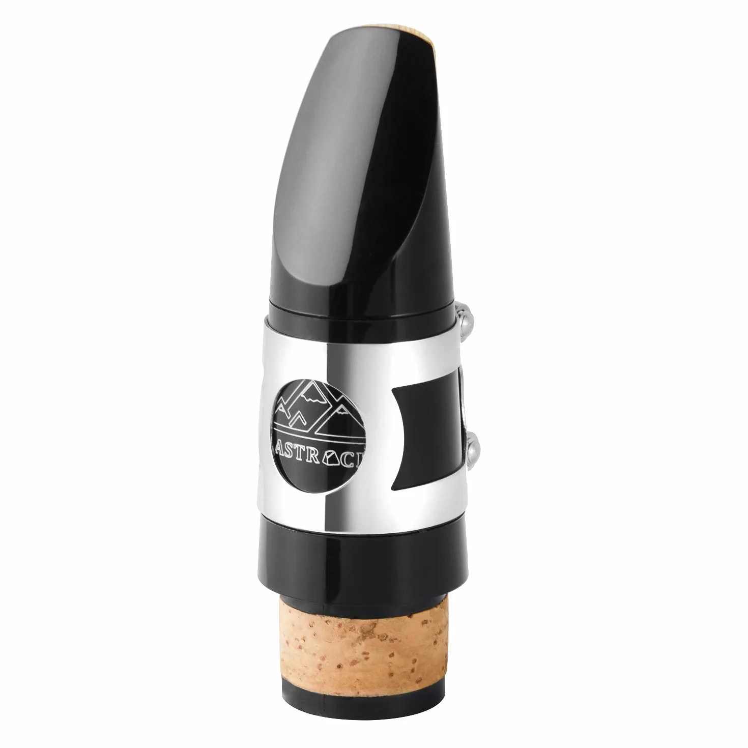 Eastrock Clarinetto Bb Flat 17 Chiave Nickel Nero Adatto per Principianti e Studenti con 2 Barrell Hard Clarinet Case